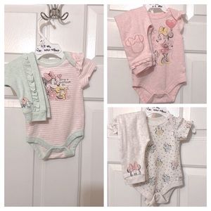 👼🏻💗 6 pc. Disney Baby BUNDLE 0-3 M